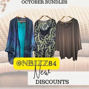 Blue and Brown Women's Tops Bundle